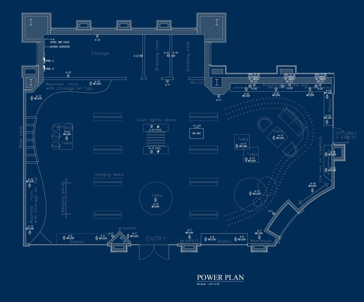 Retail Fashion Store – Power Plan